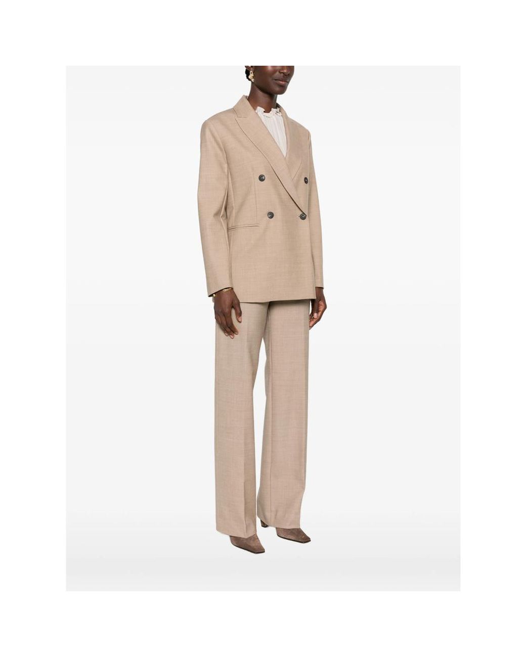 Antonelli Natural Double-Breasted Blazer
