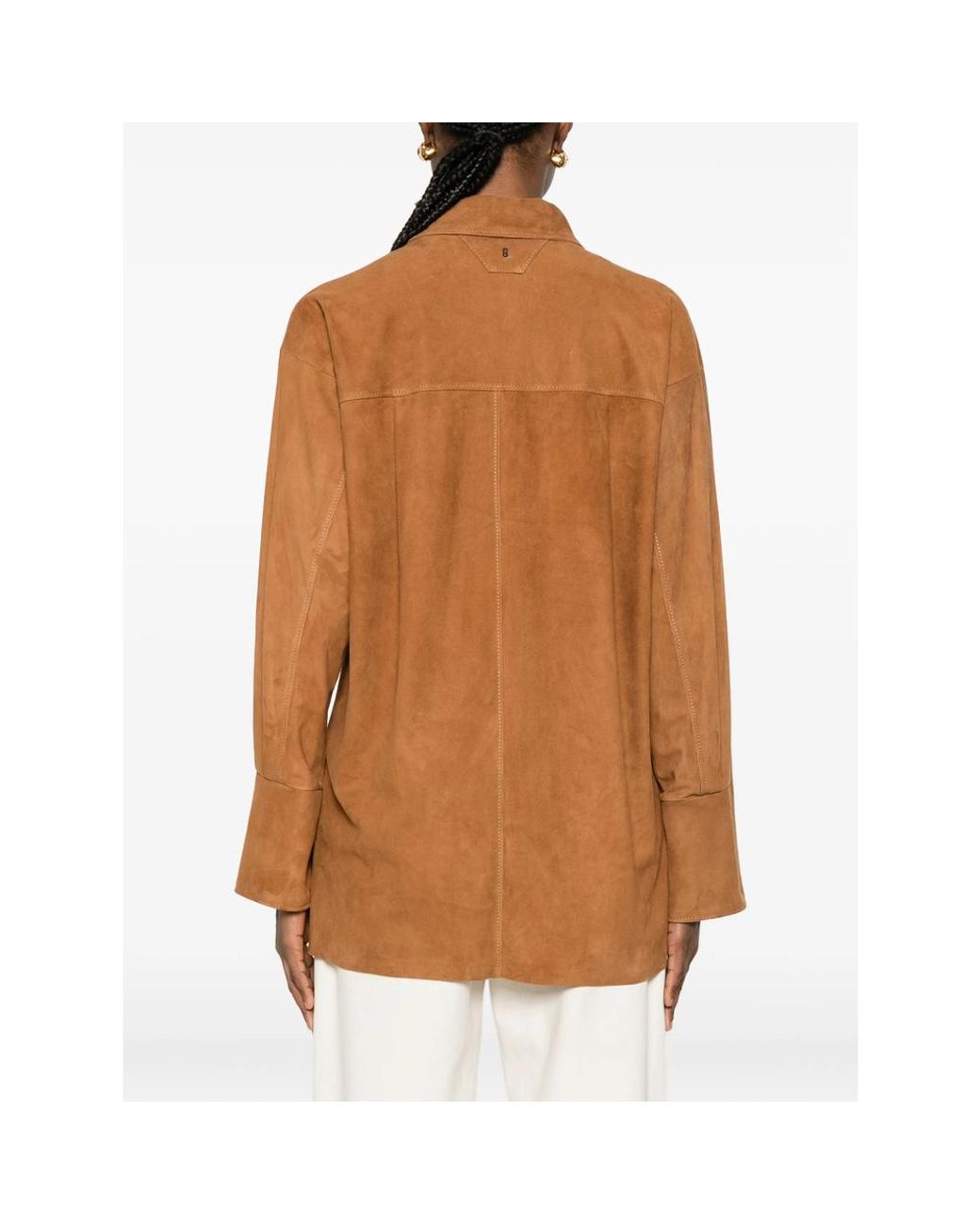 Salvatore Santoro Brown Leather Jacket