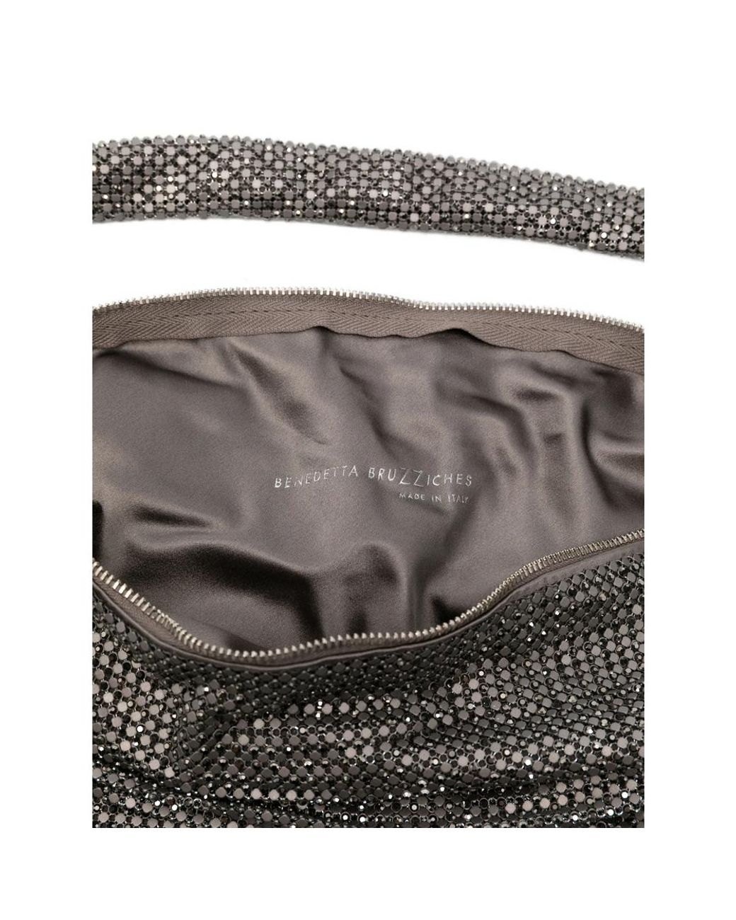 Benedetta Bruzziches Gray Ursula Shoulder Bag