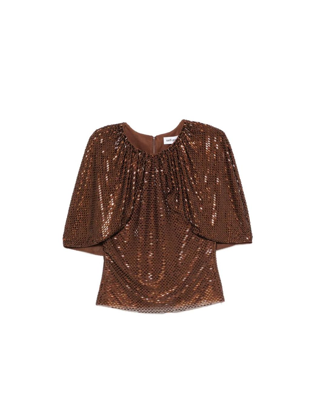 Self-Portrait Brown Tops