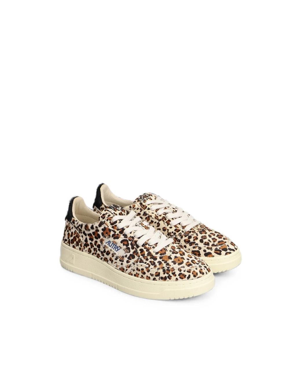 Autry Natural Aulw-Ja04 Medalist Leopard-Print Sneakers