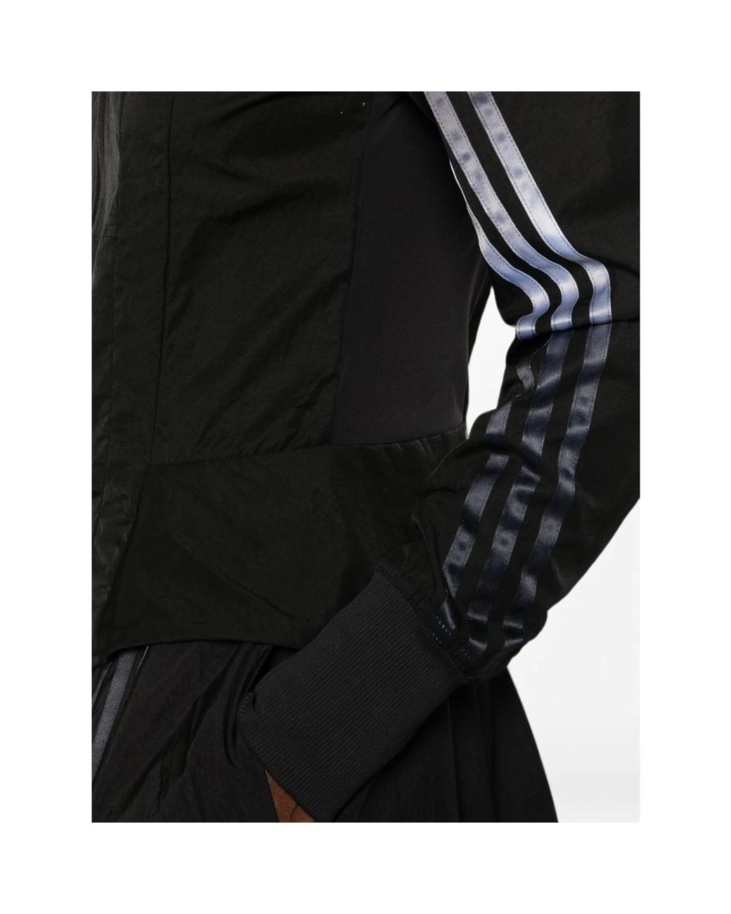 Y-3 Black Gradient 3-Stripes Nylon Track Top