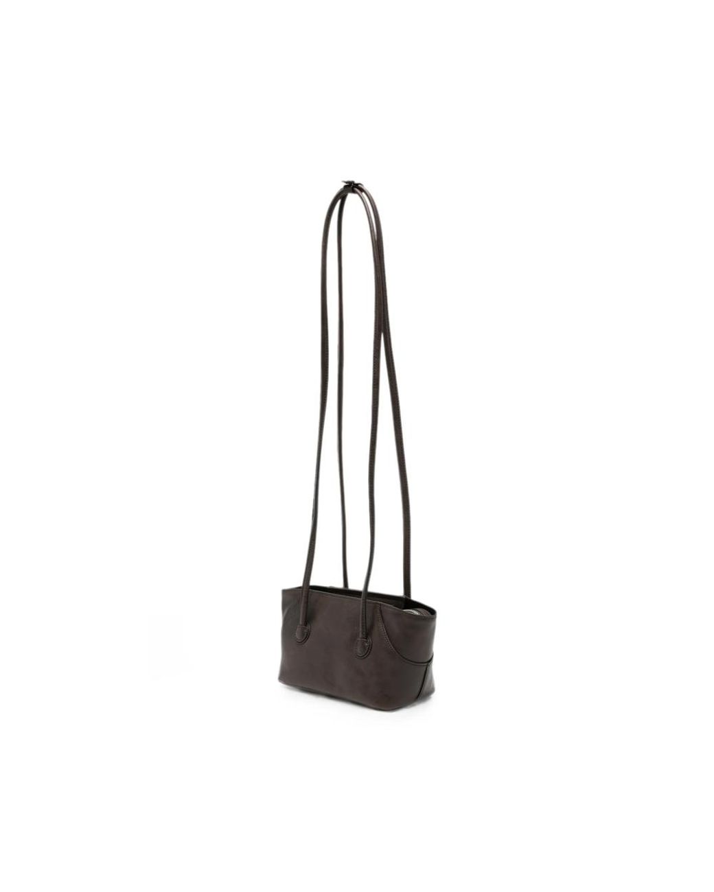 MARGE SHERWOOD Black Leather Crossbody Bag