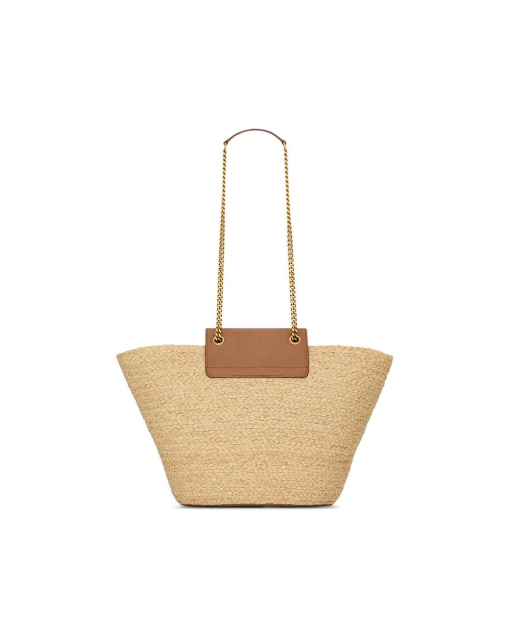 Saint Laurent Natural Manon Basket Bag