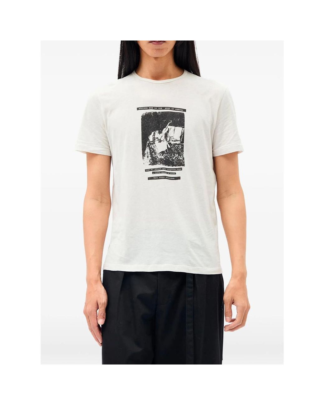 Ann Demeulemeester White T-Shirts & Vests for men