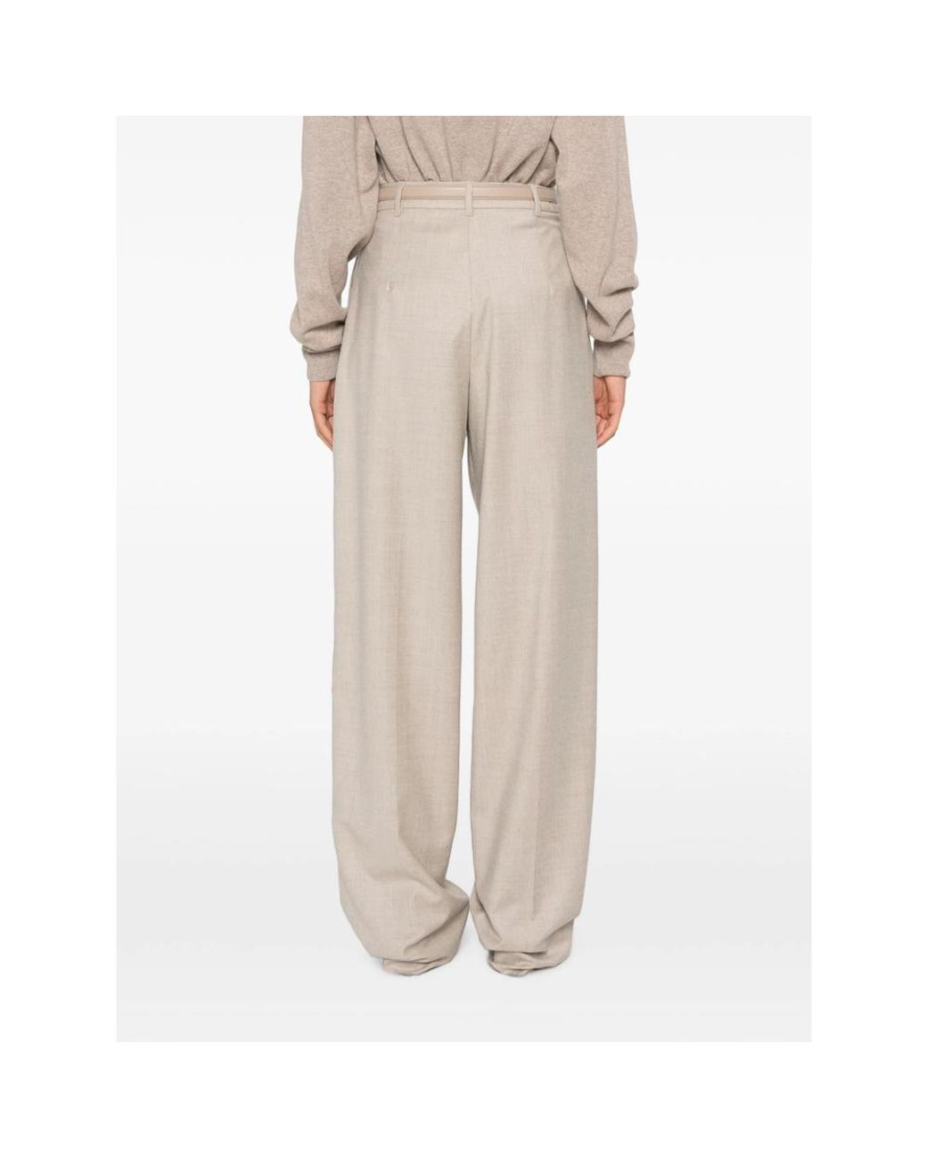 Max Mara Natural Neutrals Trousers