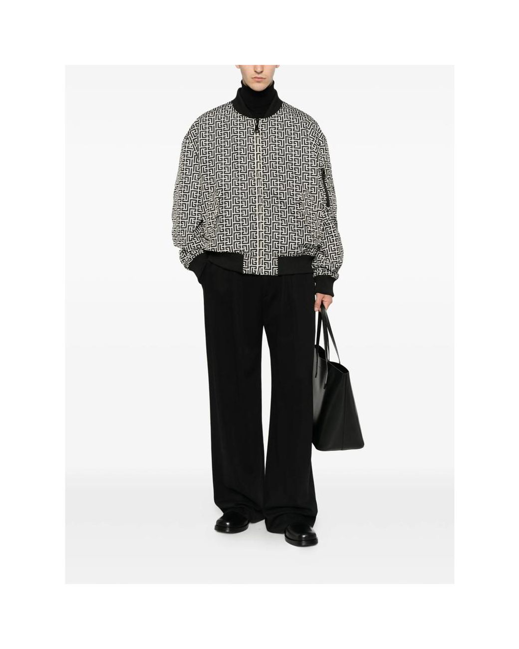 Balmain Gray Jacket for men