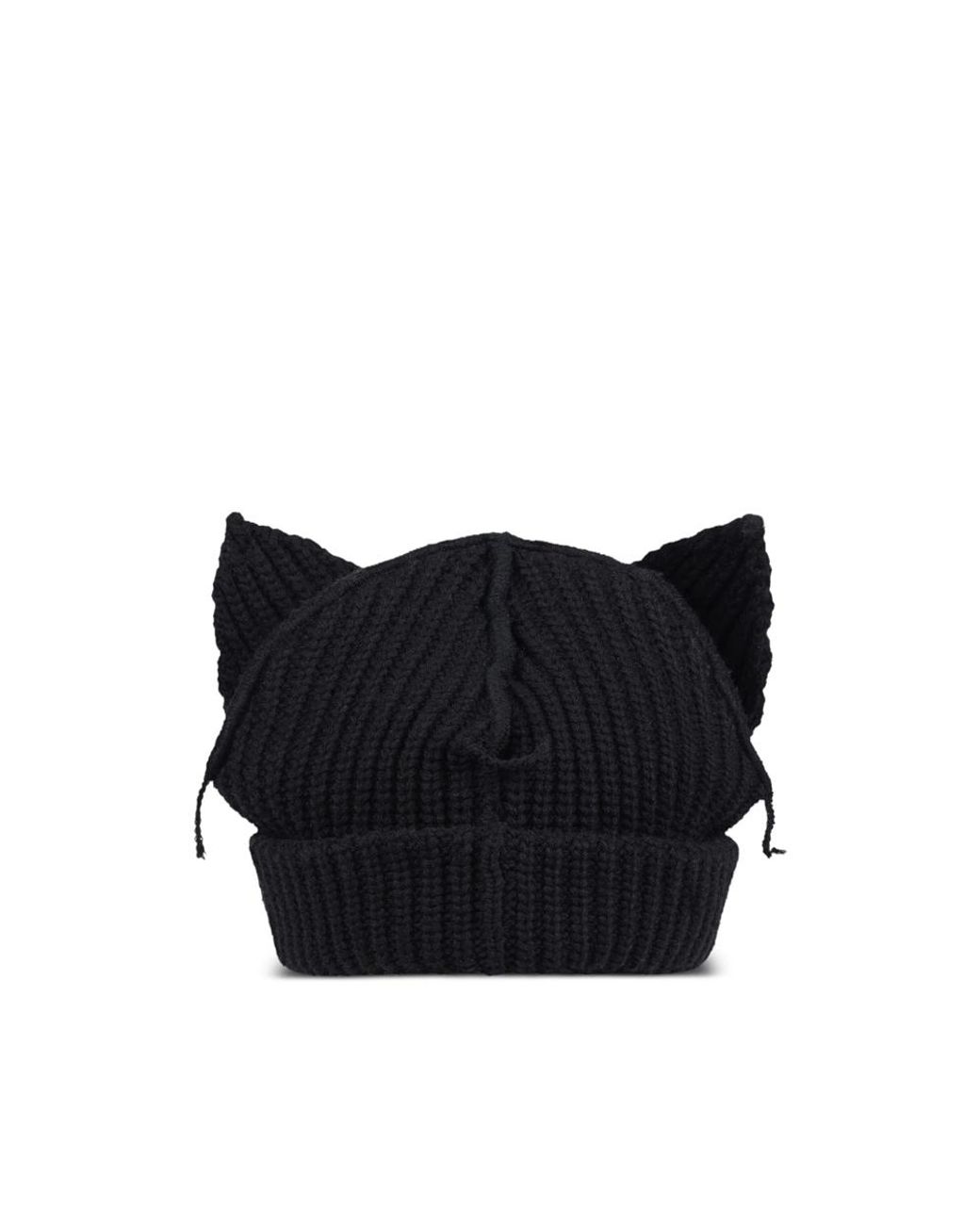 Charles Jeffrey Black Rabbit-Ear Beanie for men