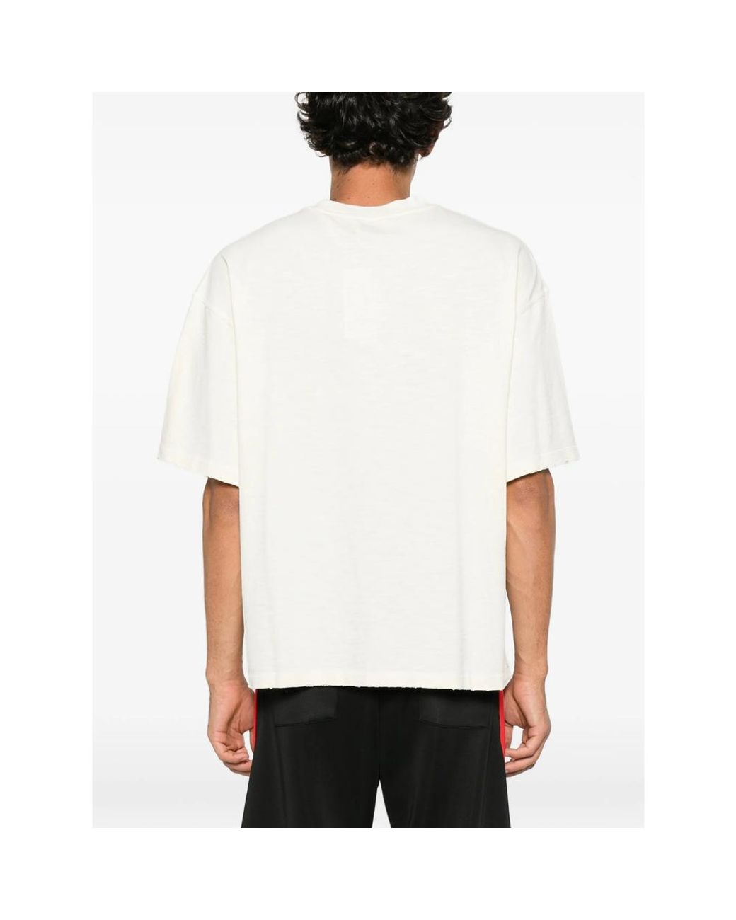 DIET STARTS MONDAY White Slogan-Print Cotton T-Shirt for men