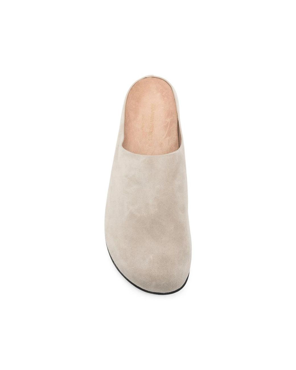 Common Projects White Suede Clogs for men