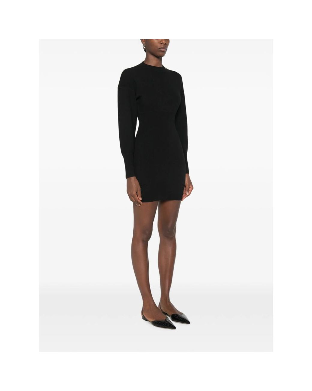 Anine Bing Black Imane Dress