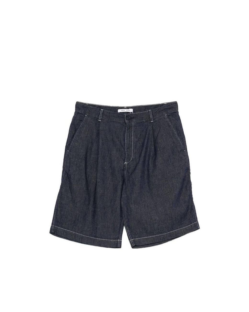 Samsøe & Samsøe Blue Denim Shorts for men