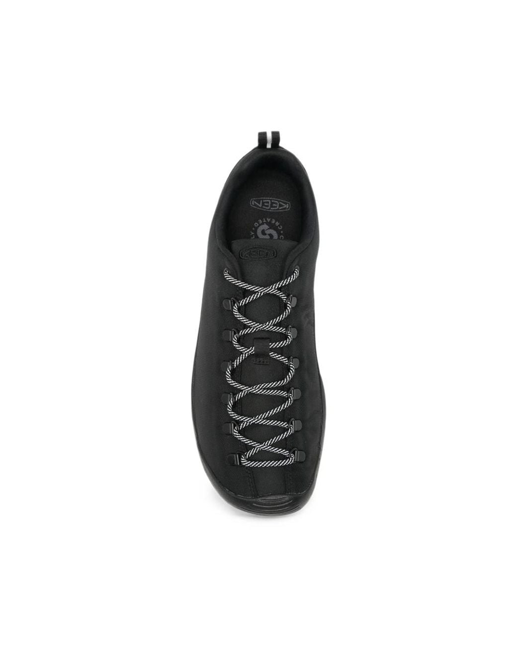 Keen Black Jasper Se2 Lace-Up Panelled Sneakers for men