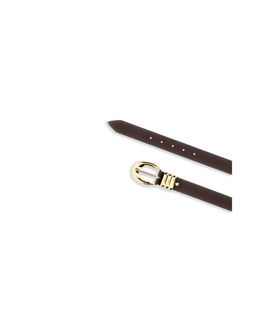FEDERICA TOSI Black Buckled Leather Belt