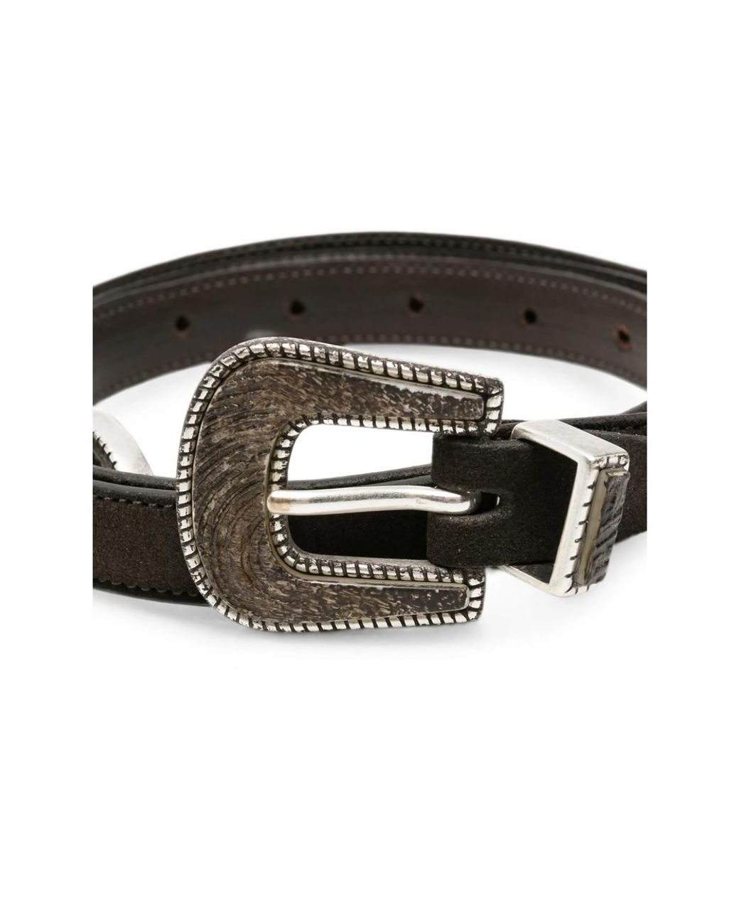 Eraldo Brown Buckle-Fastening Leather Belt for men