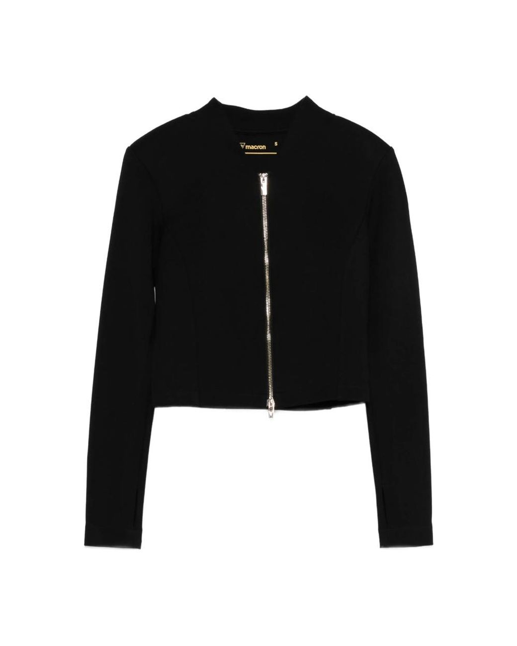 MACRON Black Zip-Up Shirt