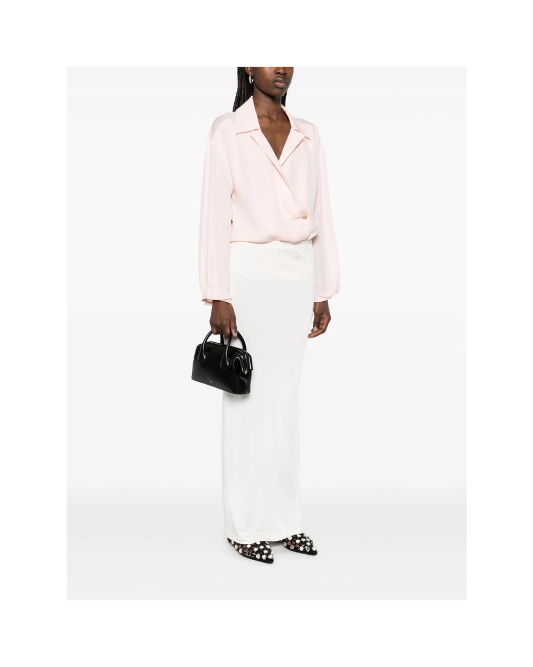 OSOI Black Mini Boat Tote Bag