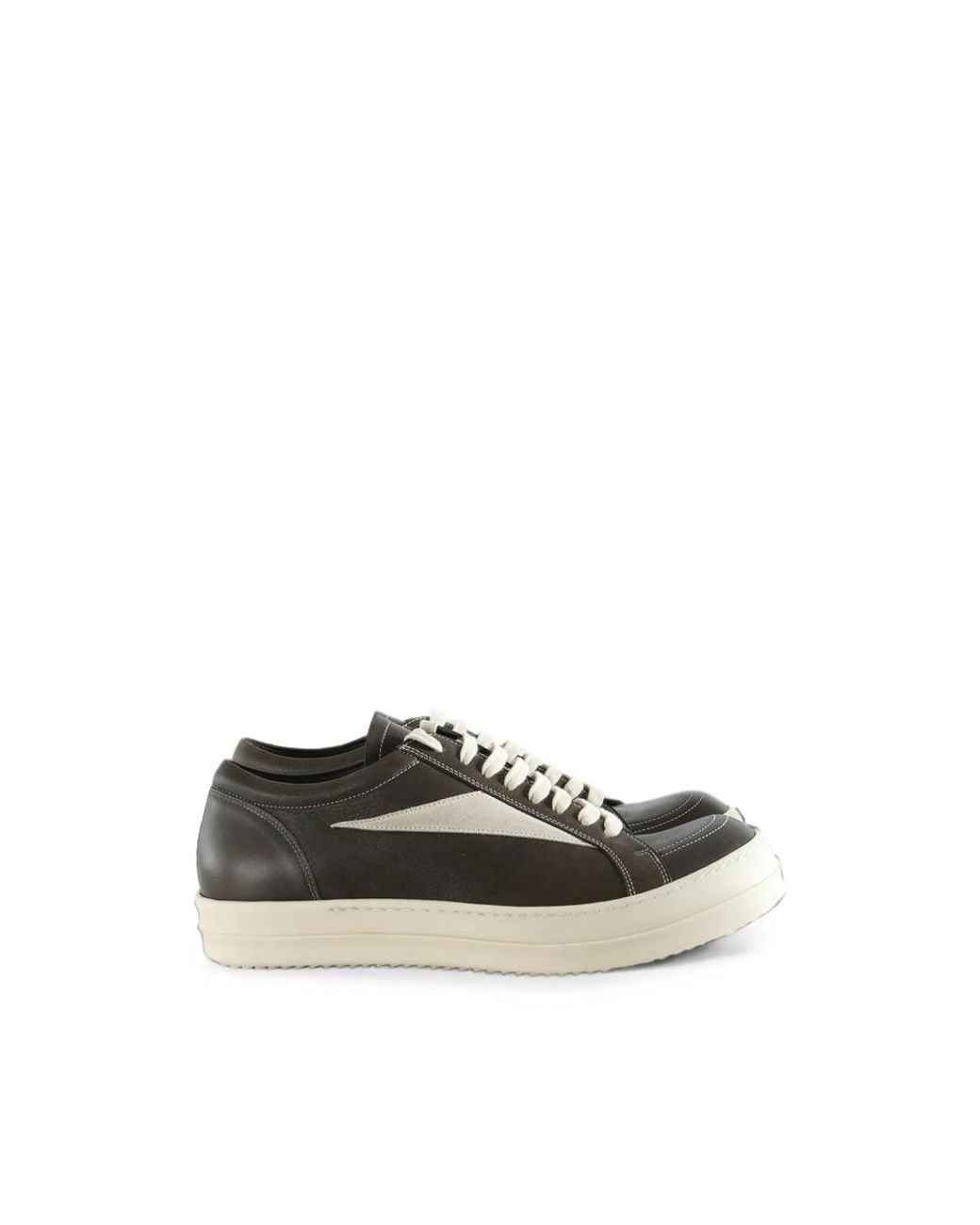 Rick Owens Black Vintage Leather Sneakers for men