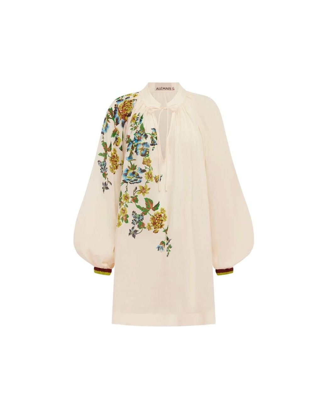 ALÉMAIS Natural Phyllis Mini Dress