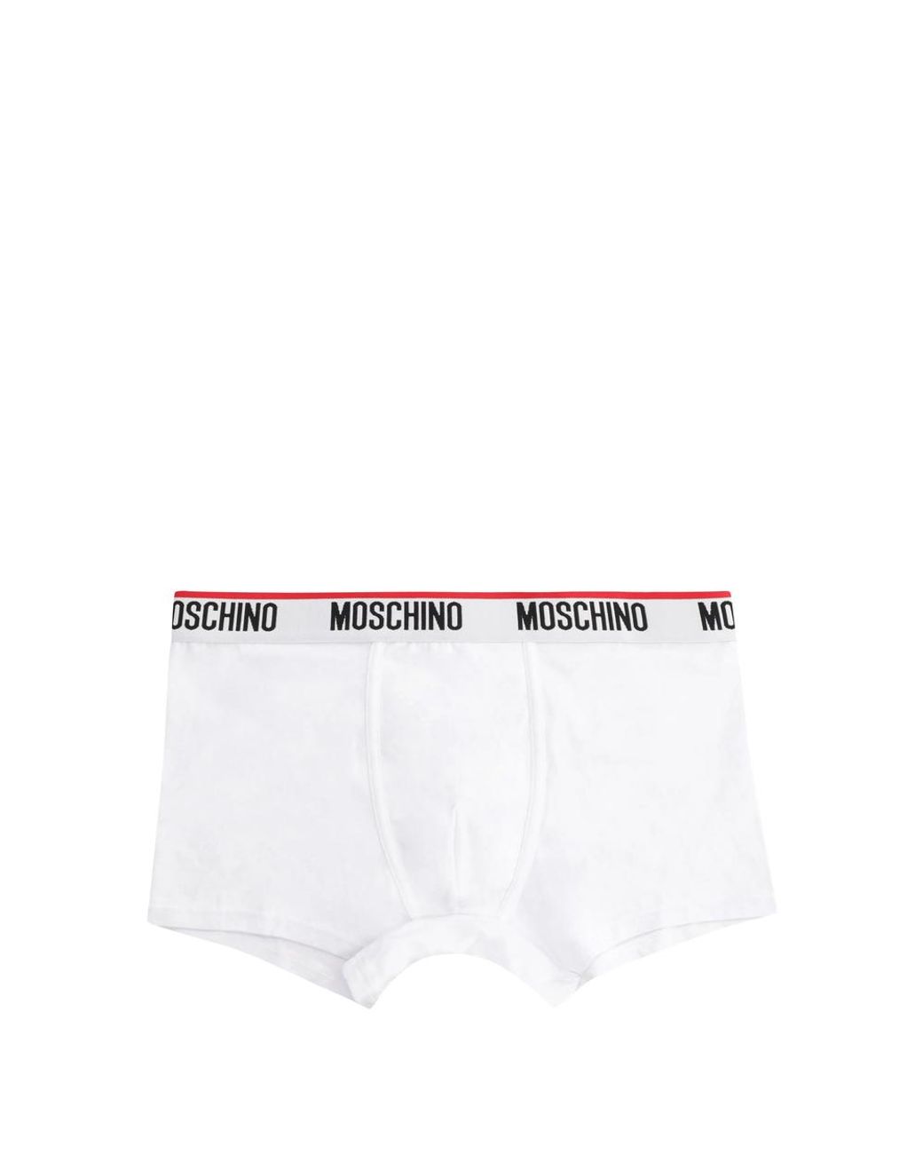 Moschino White Logo-Strap Boxers (Set Of Two) for men