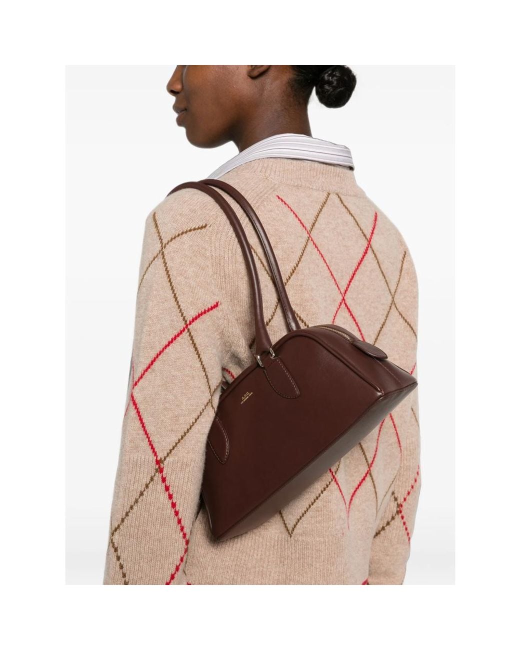 A.P.C. Brown A. P.C. Paloma Shoulder Bag