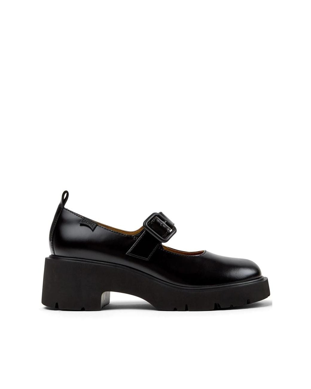Camper Black Milah 50Mm Leather Loafers