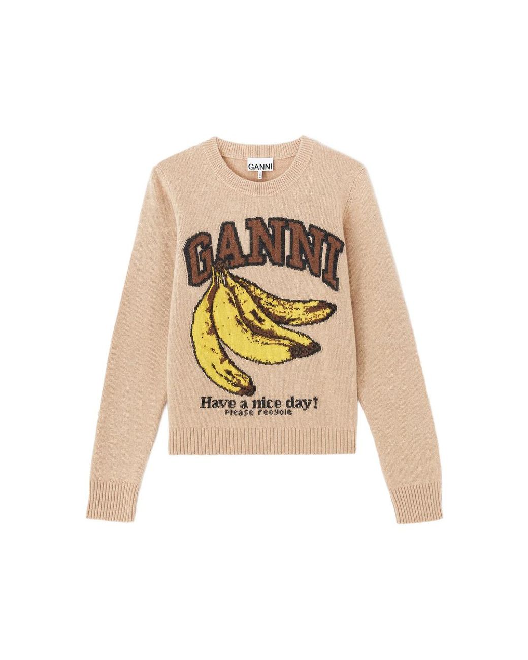 Ganni White Knitwear