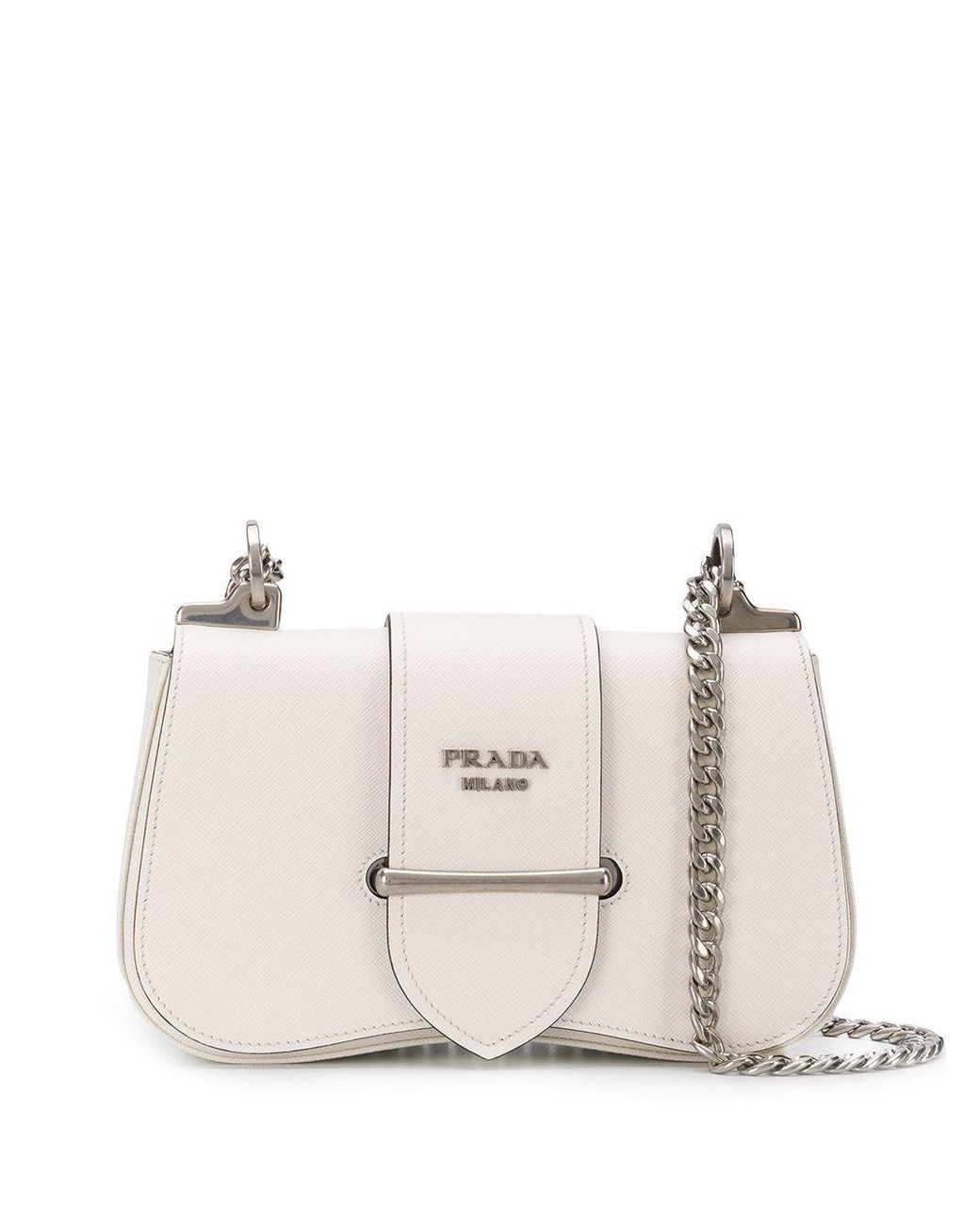 prada sidonie white