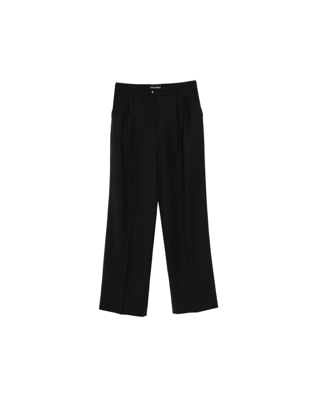 Dolce & Gabbana Black Wide Trousers