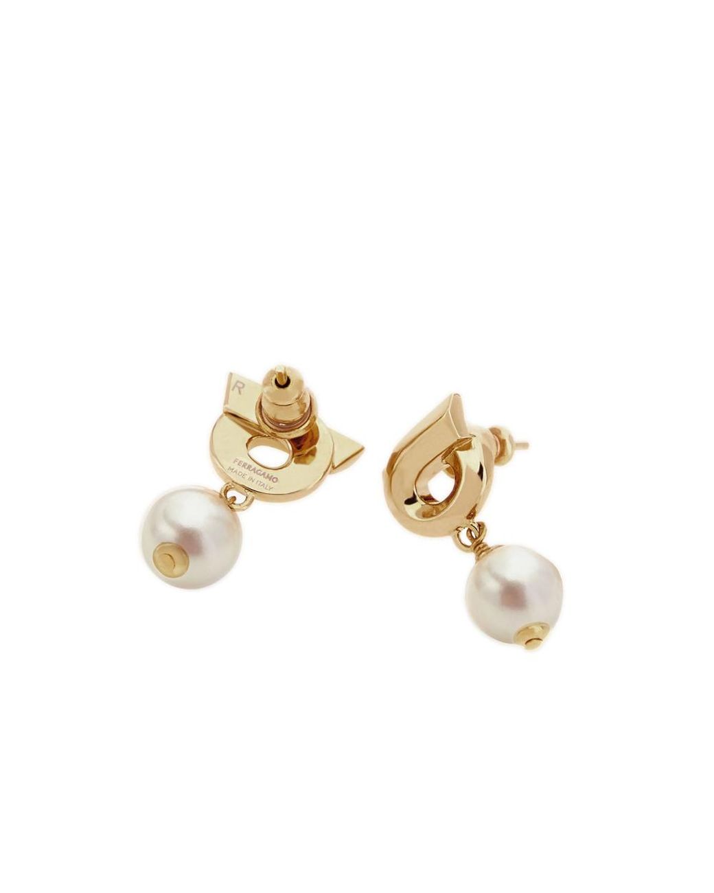 Ferragamo Metallic Earrings
