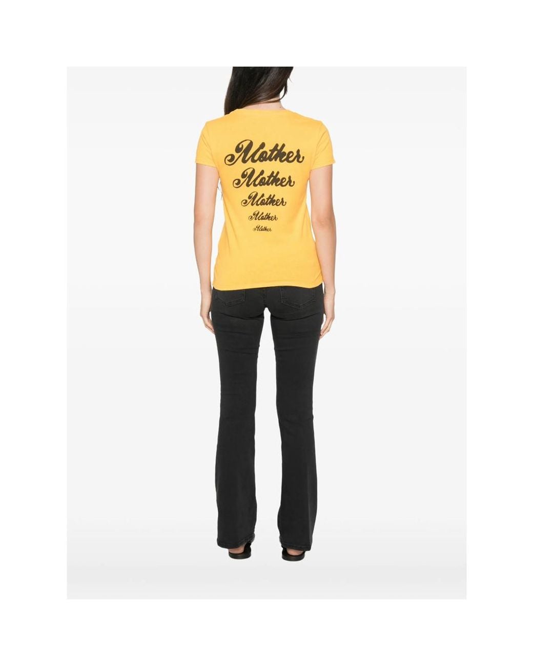 Mother Yellow The Lil Goodie Goodie Graphic-Print T-Shirt