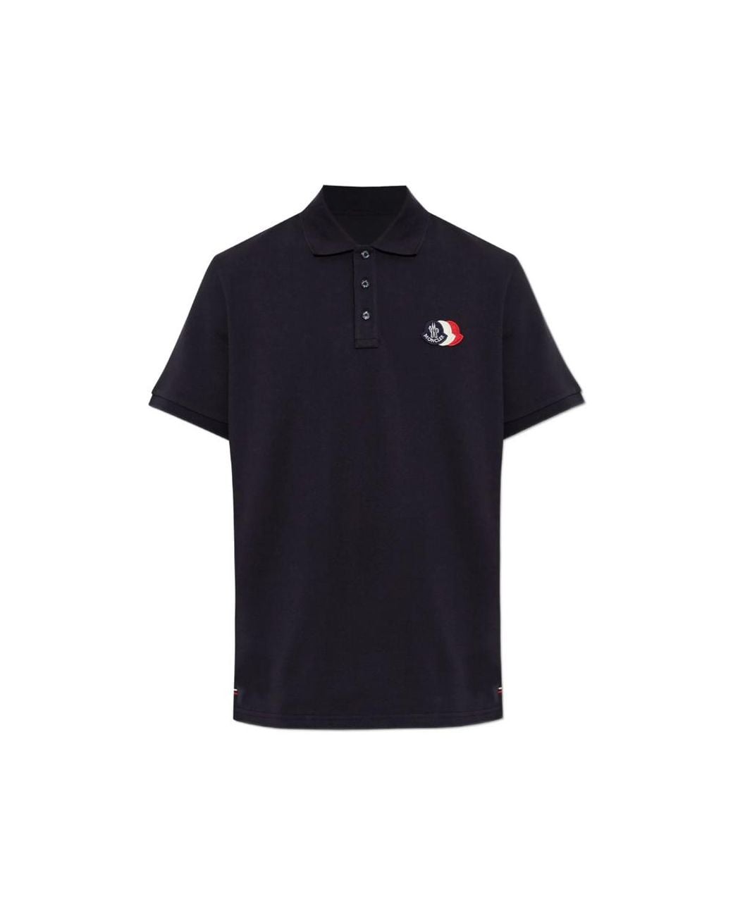 Moncler Blue Polo Shirts for men