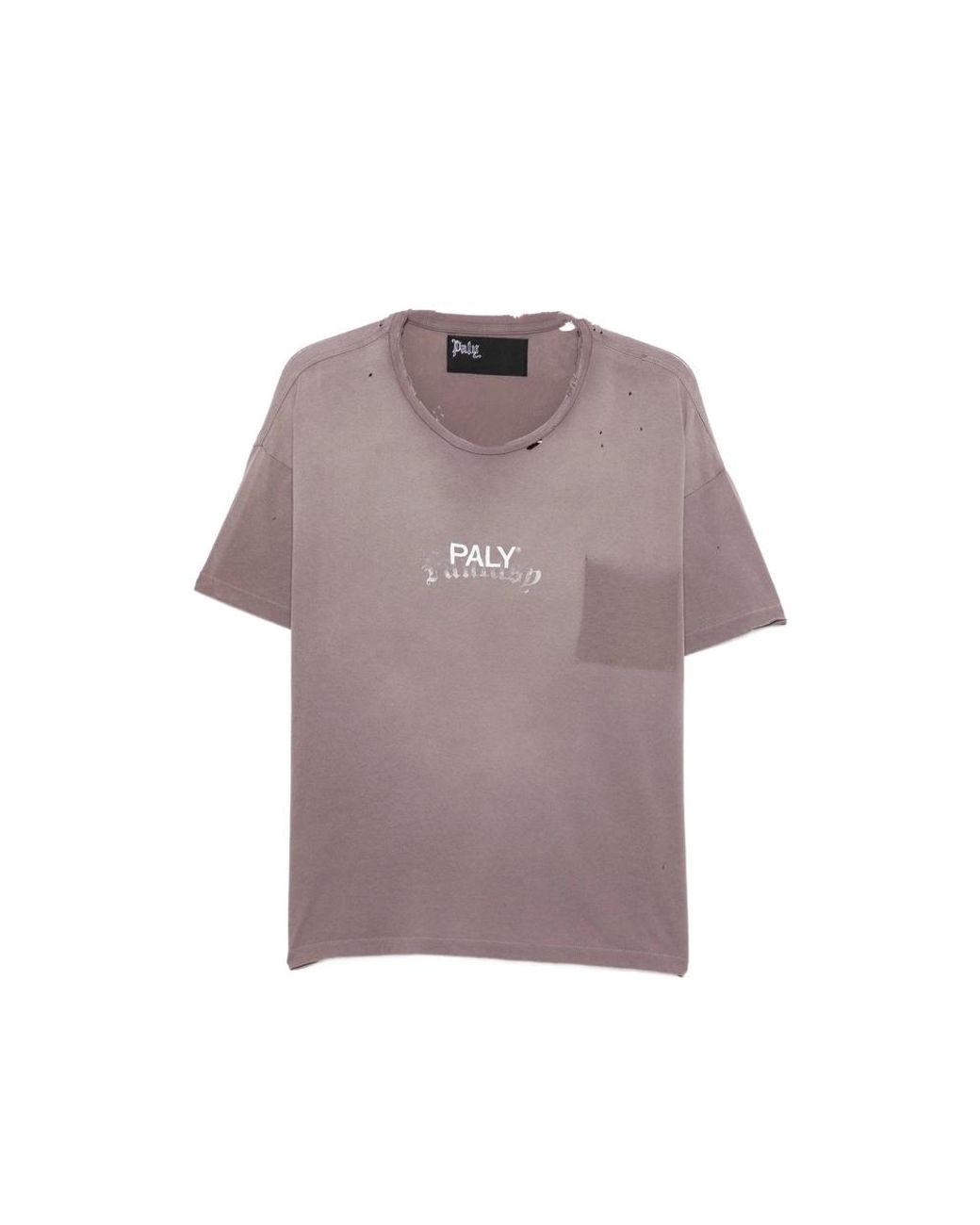 Paly Hollywood Logo-Print T-Shirt in Purple for Men | Lyst