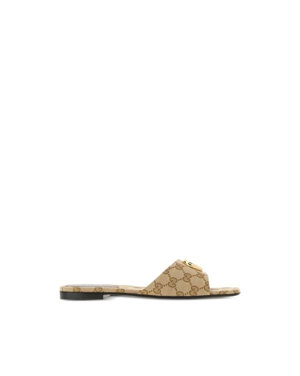 Gucci Natural Neutrals Shoes