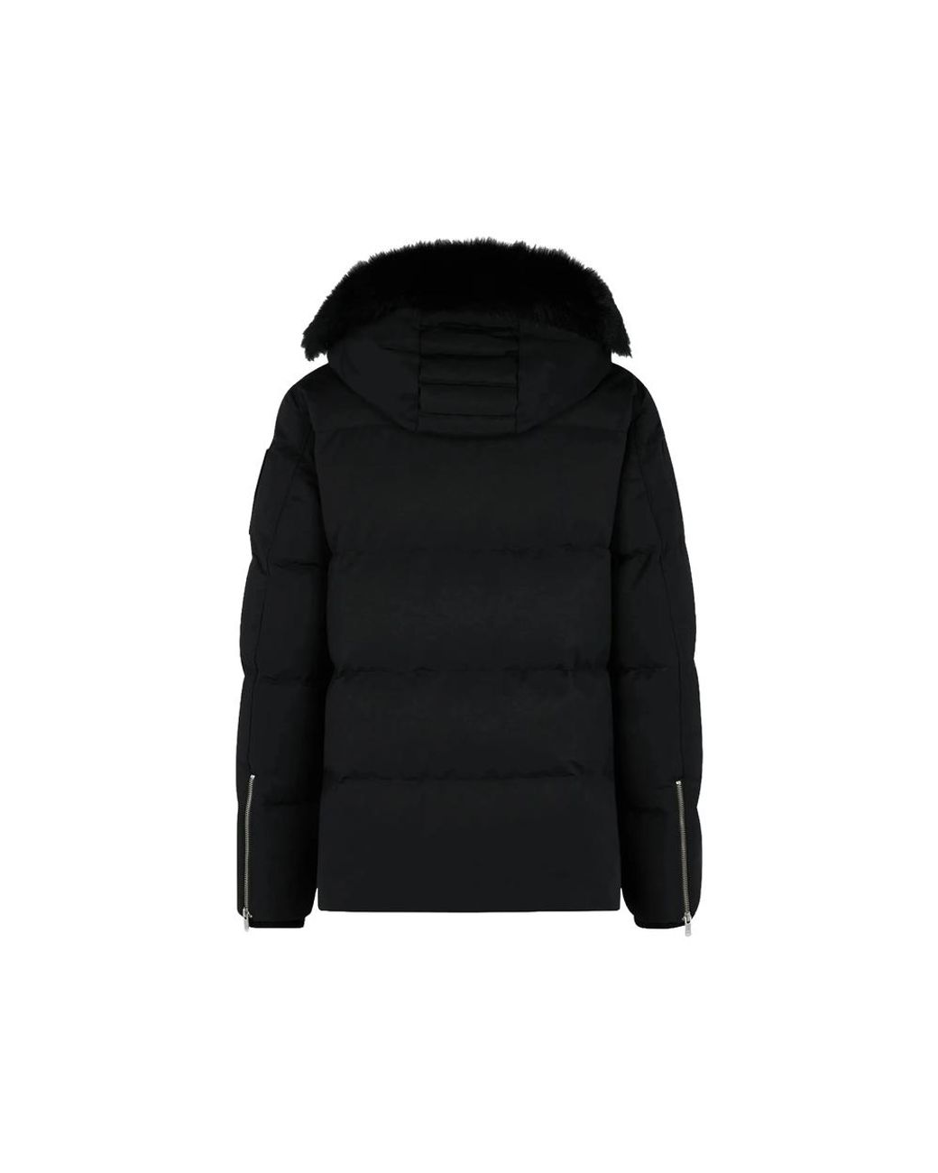 Moose Knuckles Black Original 3Q Hooded Jacket for men