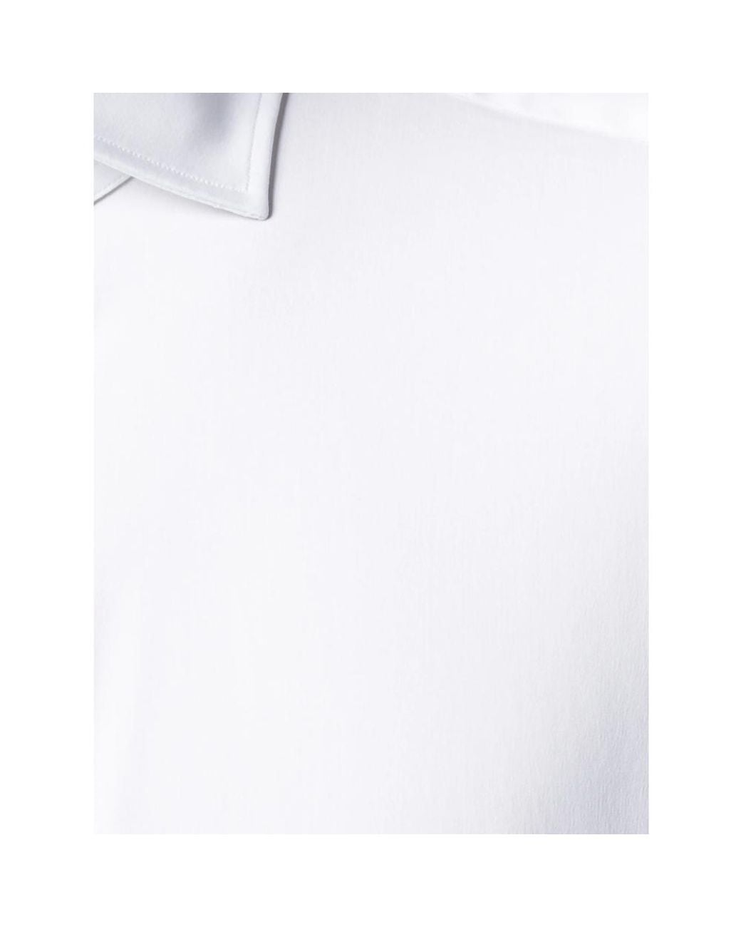 CAMICERIA MAZZARELLI White Plain Buttoned Shirt for men