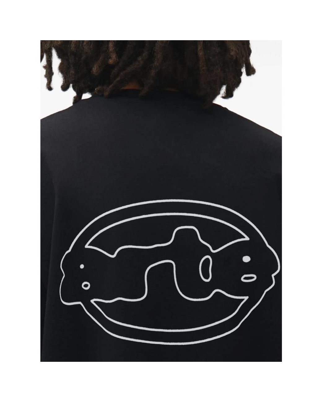 Arte' Black Emblem-Print T-Shirt for men