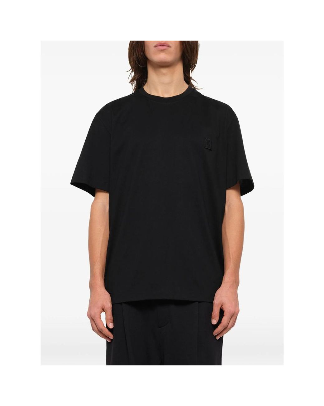 Wooyoungmi Black Logo-Print T-Shirt for men