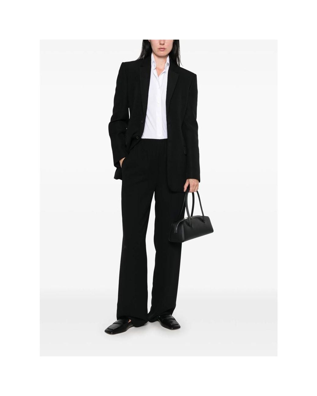 CAMICERIA MAZZARELLI White Long-Sleeve Button-Down Shirt