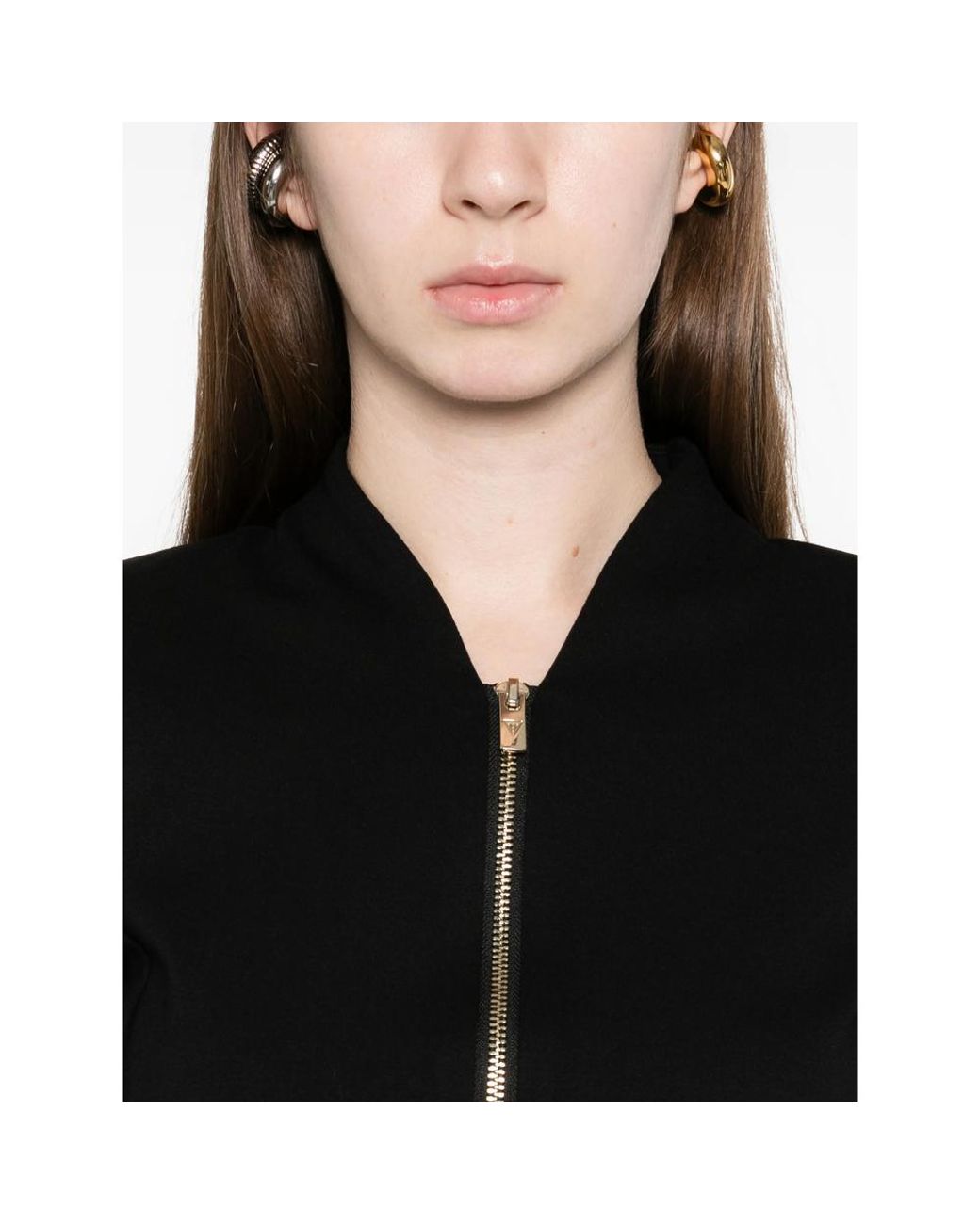 MACRON Black Zip-Up Shirt