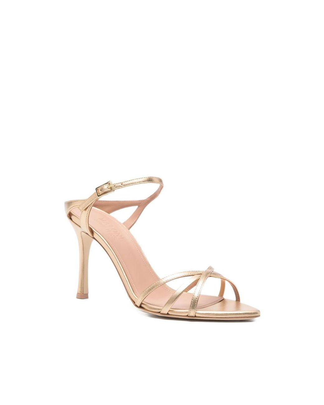Malone Souliers Metallic Heeled Mules