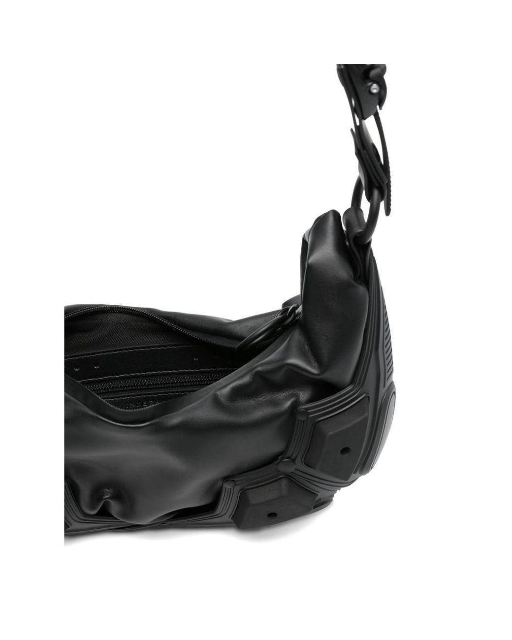 Innerraum Black Small Object 02 Panelled Shoulder Bag for men