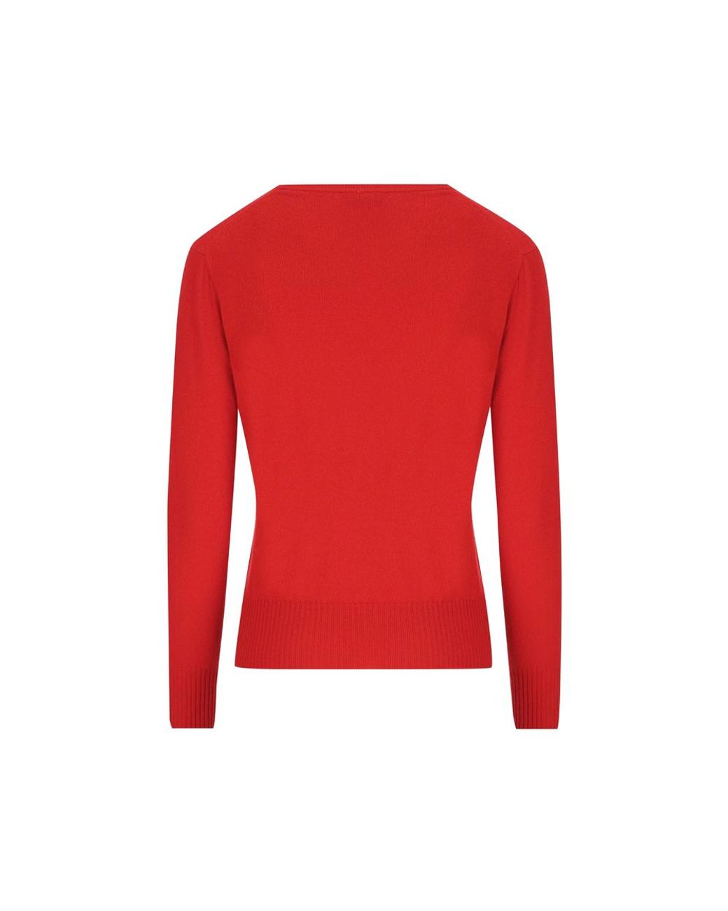 Miu Miu V-Neck Logo-Embroidered Sweater