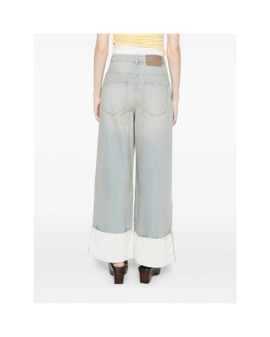 Adidas Gray Cuffed Light Denim Trousers