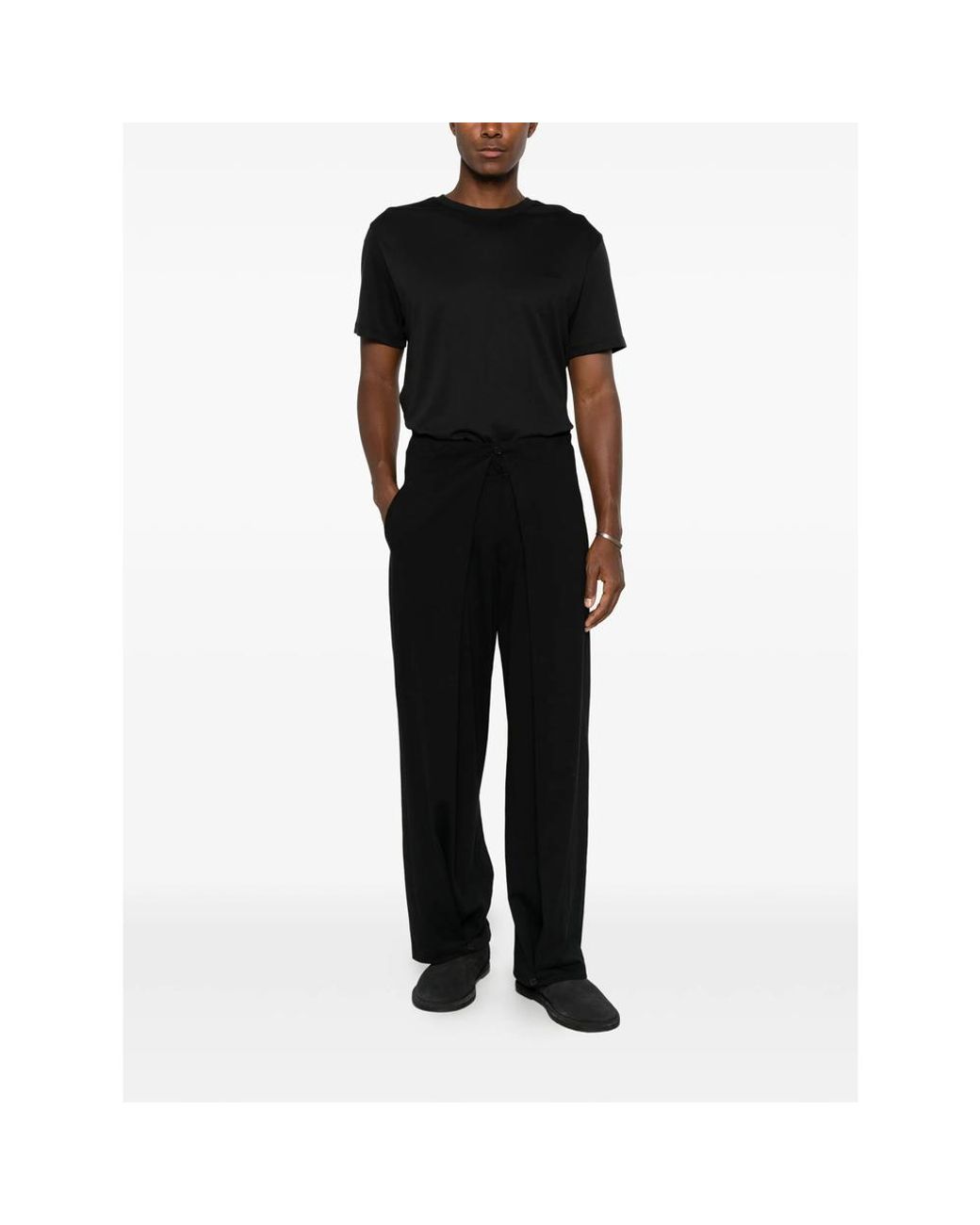Calvin Klein Black Cotton T-Shirt for men
