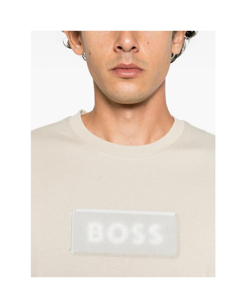 Boss Natural T-Shirts And Vests for men