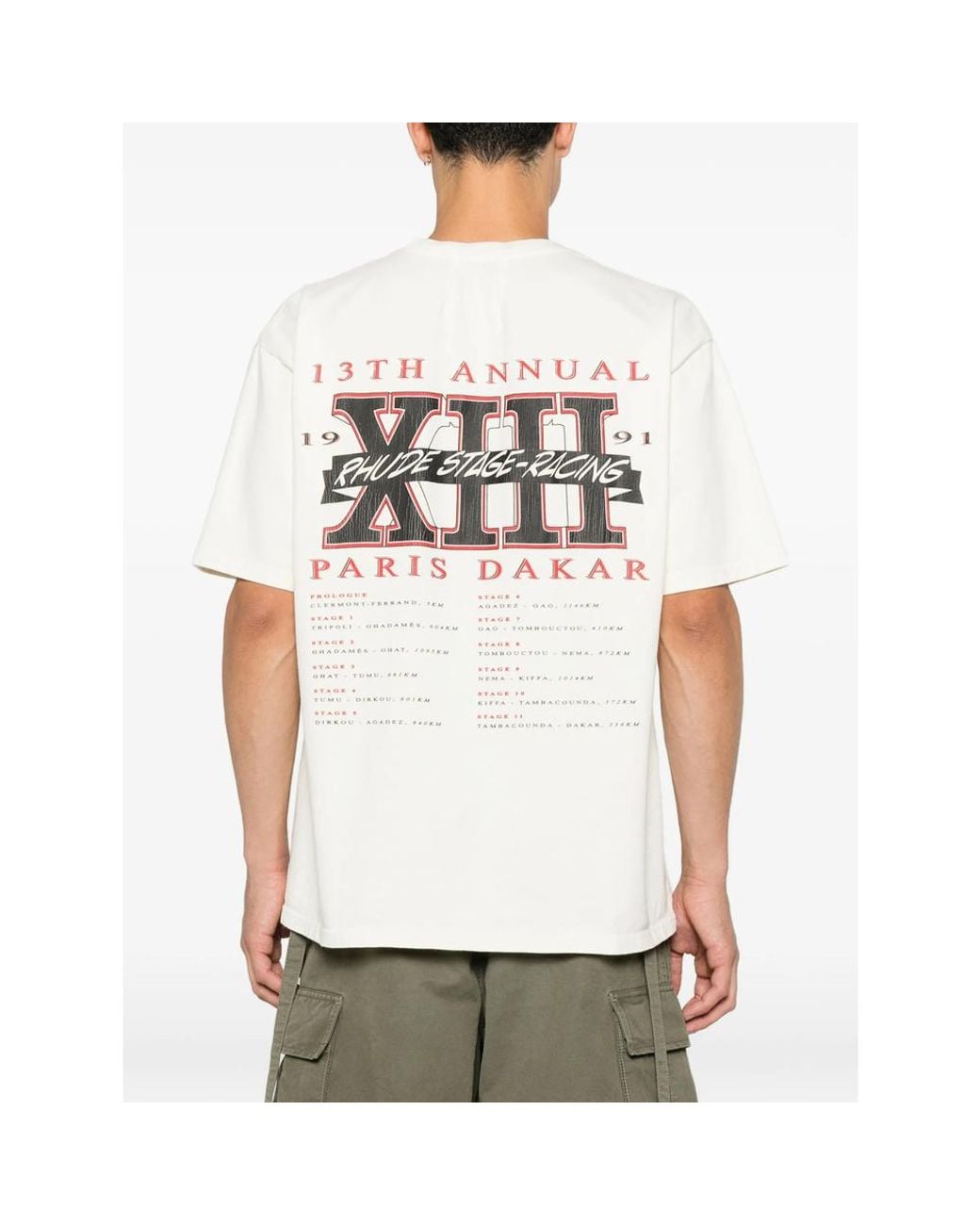 R H U D E © White Neutrals T-Shirts & Vests for men