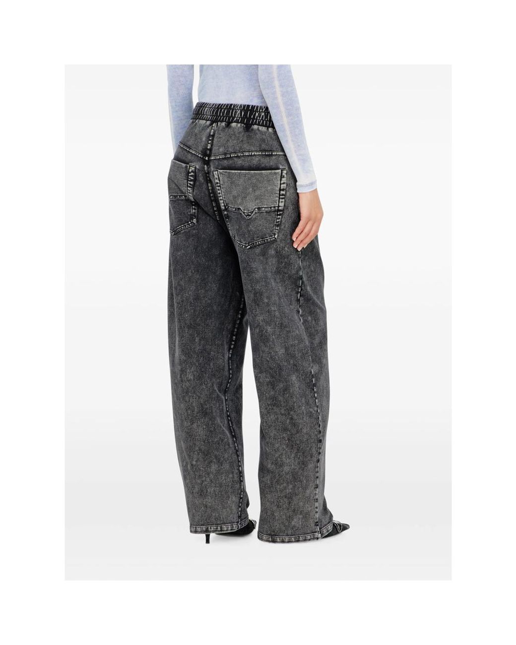 DIESEL Gray Trousers