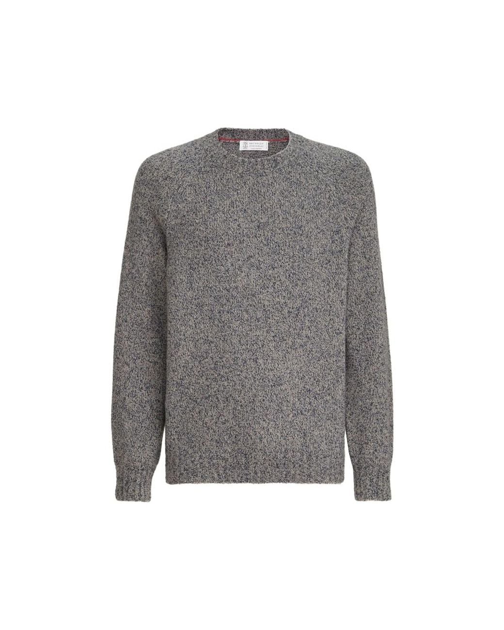 Brunello Cucinelli Gray Sweaters & Knitwear for men