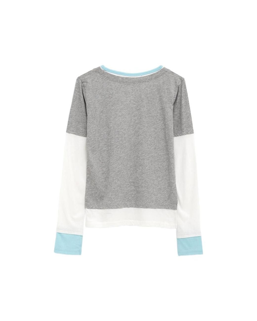 GIMAGUAS Gray Triple Layered T-Shirt